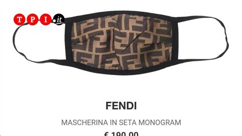 maschera fendi coronavirus